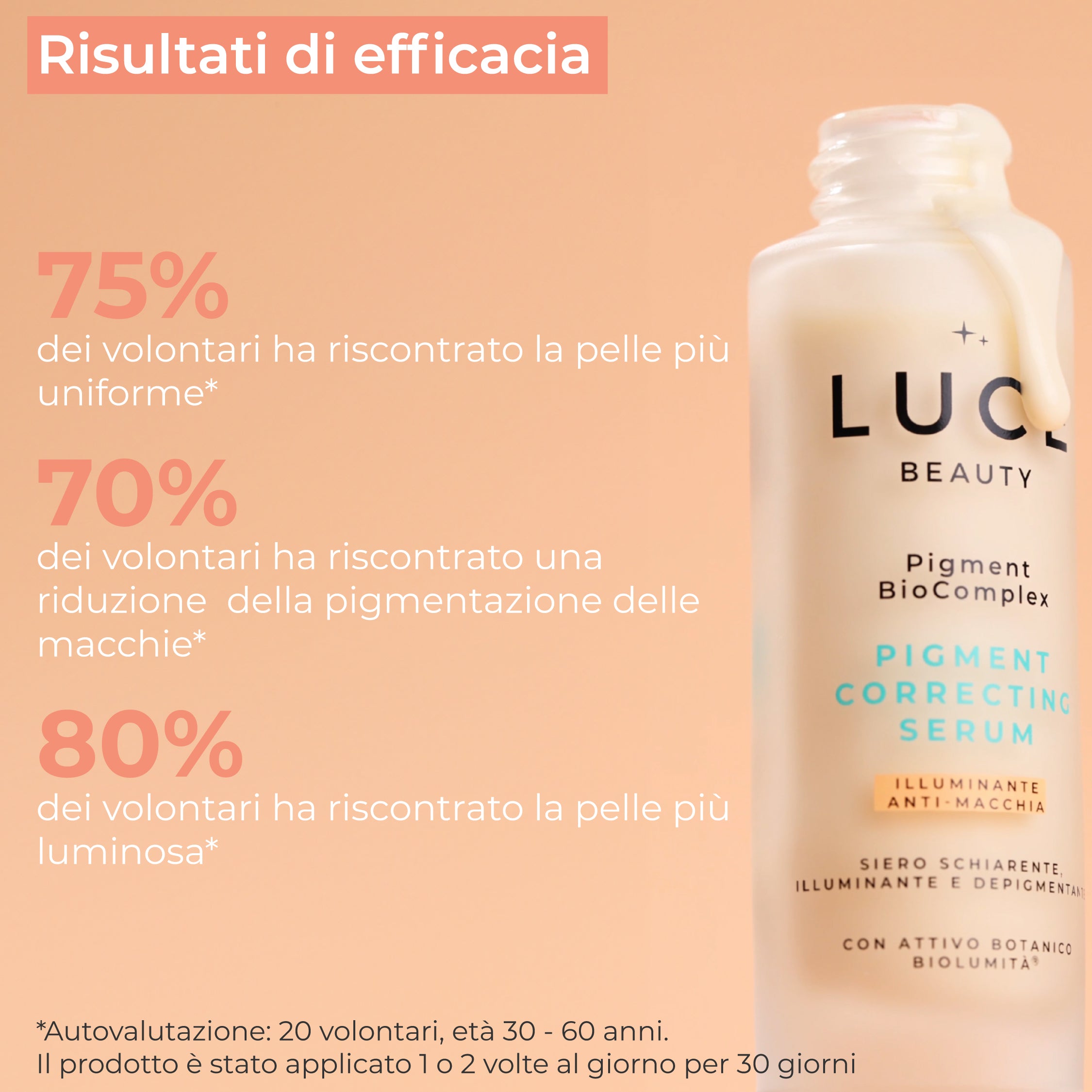 Pigment_Correcting_Serum_Test_efficacia_università_ferrara_LuceBeauty by Alessia Marcuzzi