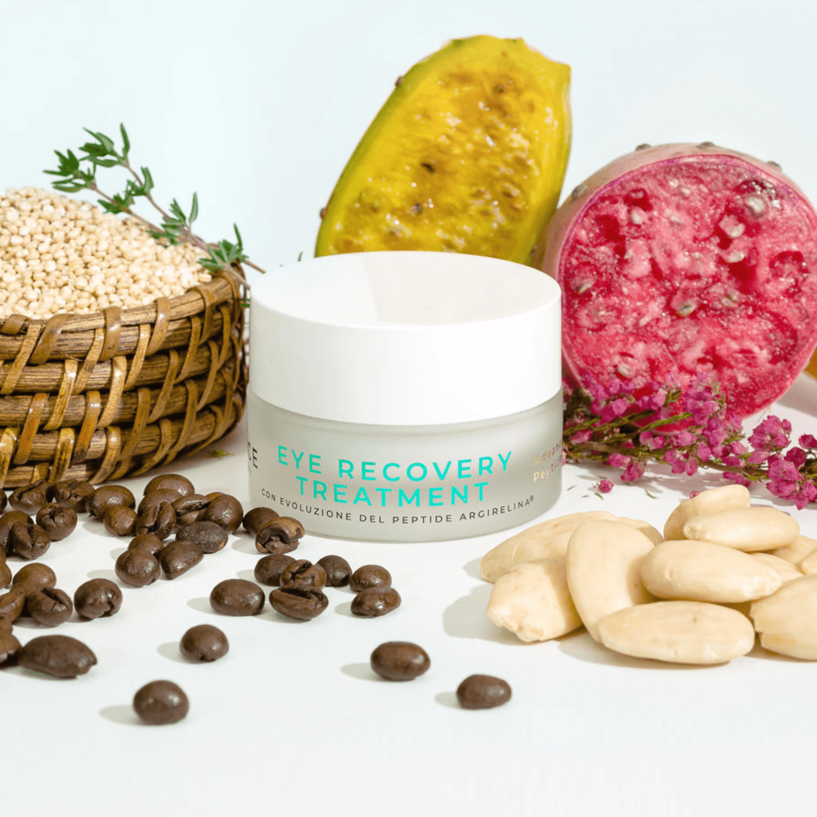 Eye Recovery Treatement - Contorno occhi anti-age con Argirelina amplificata e caffeina - ingredienti- Luce Beauty By Alessia Marcuzzi