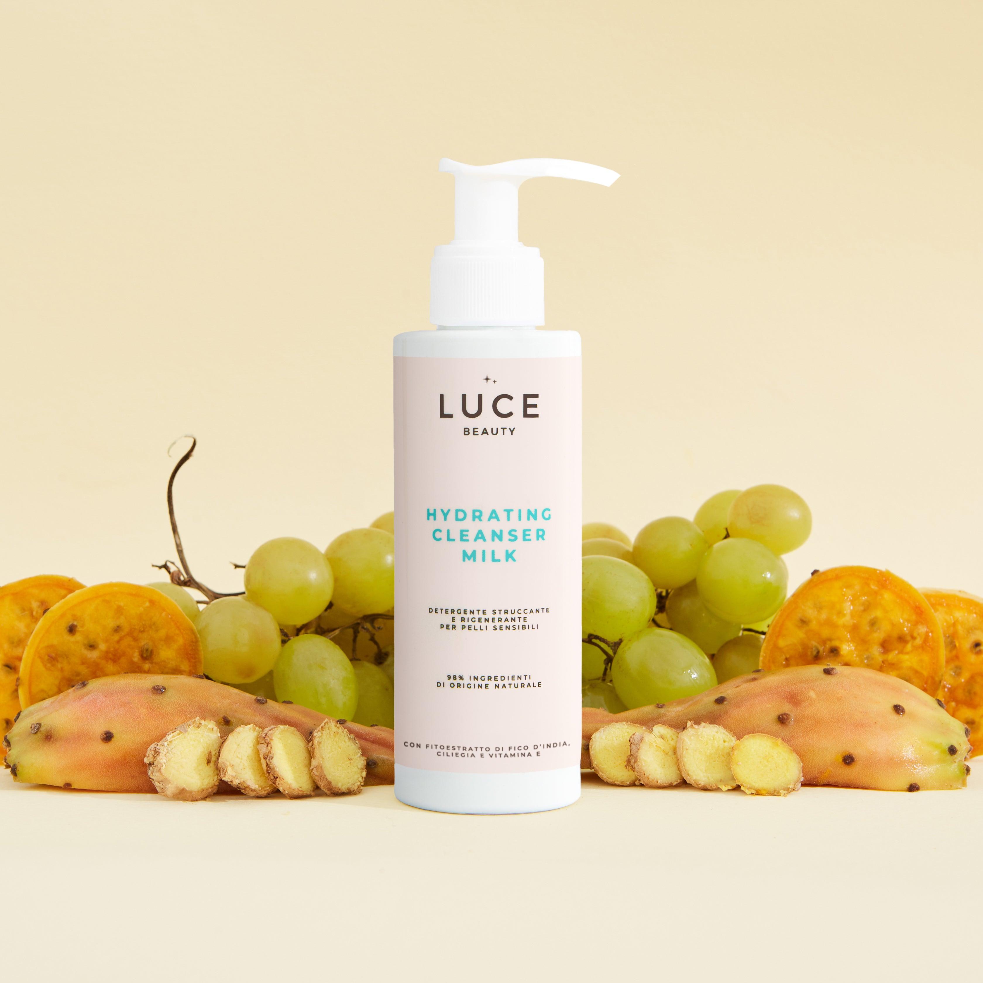 Latte detergente Hydrating Cleanser Milk - Ingredienti - Luce Beauty By Alessia Marcuzzi