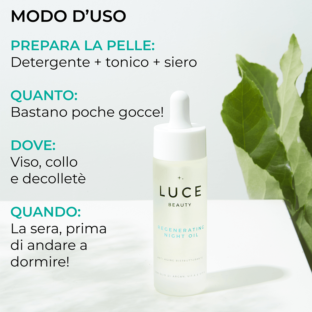 Olio notte idratante e rigenerante Regenerating Night Oil - Modo d&