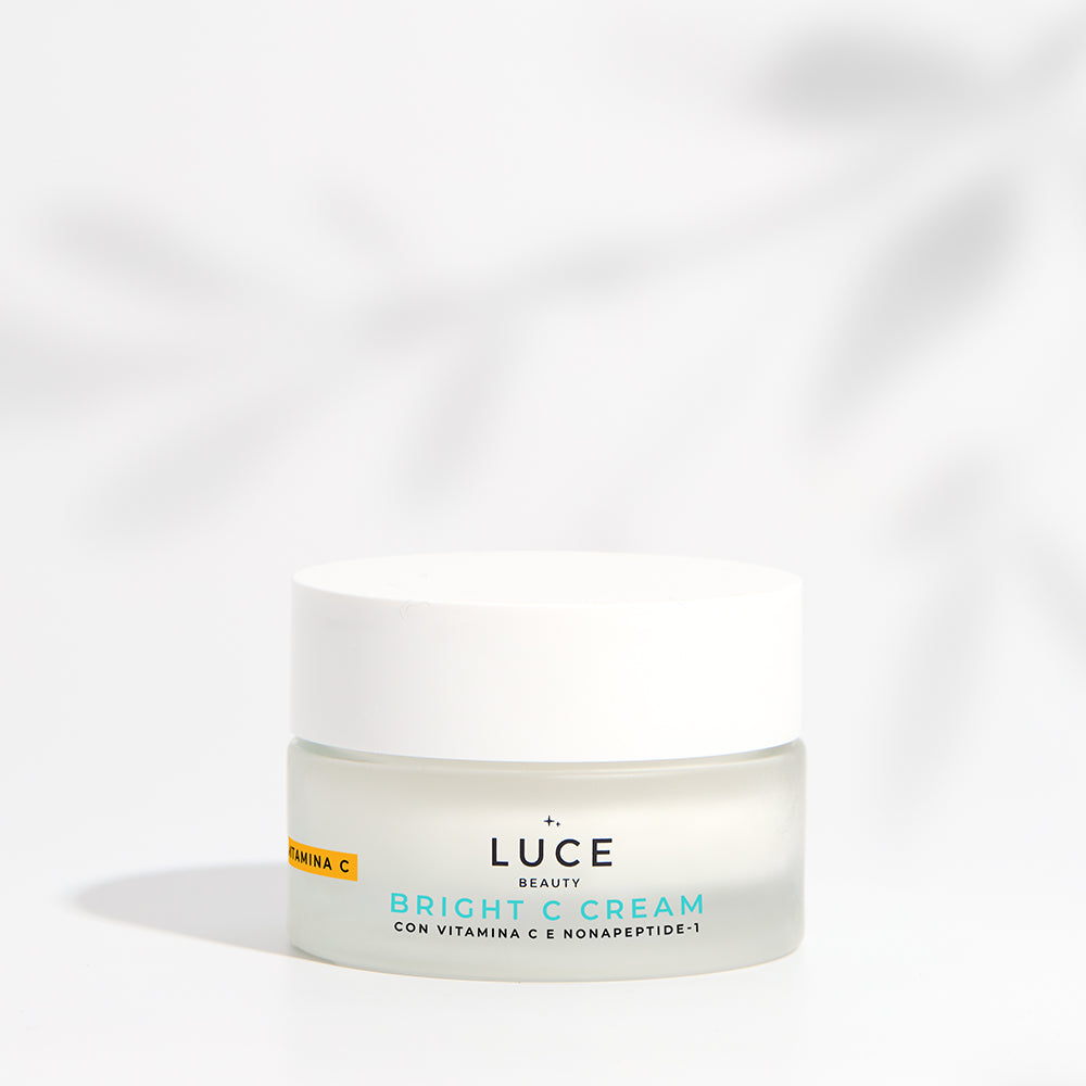 Bright C Cream - Crema rivitalizza, anti age, antiossidante con Vitamina C e nonapeptide -1 - Luce Beauty