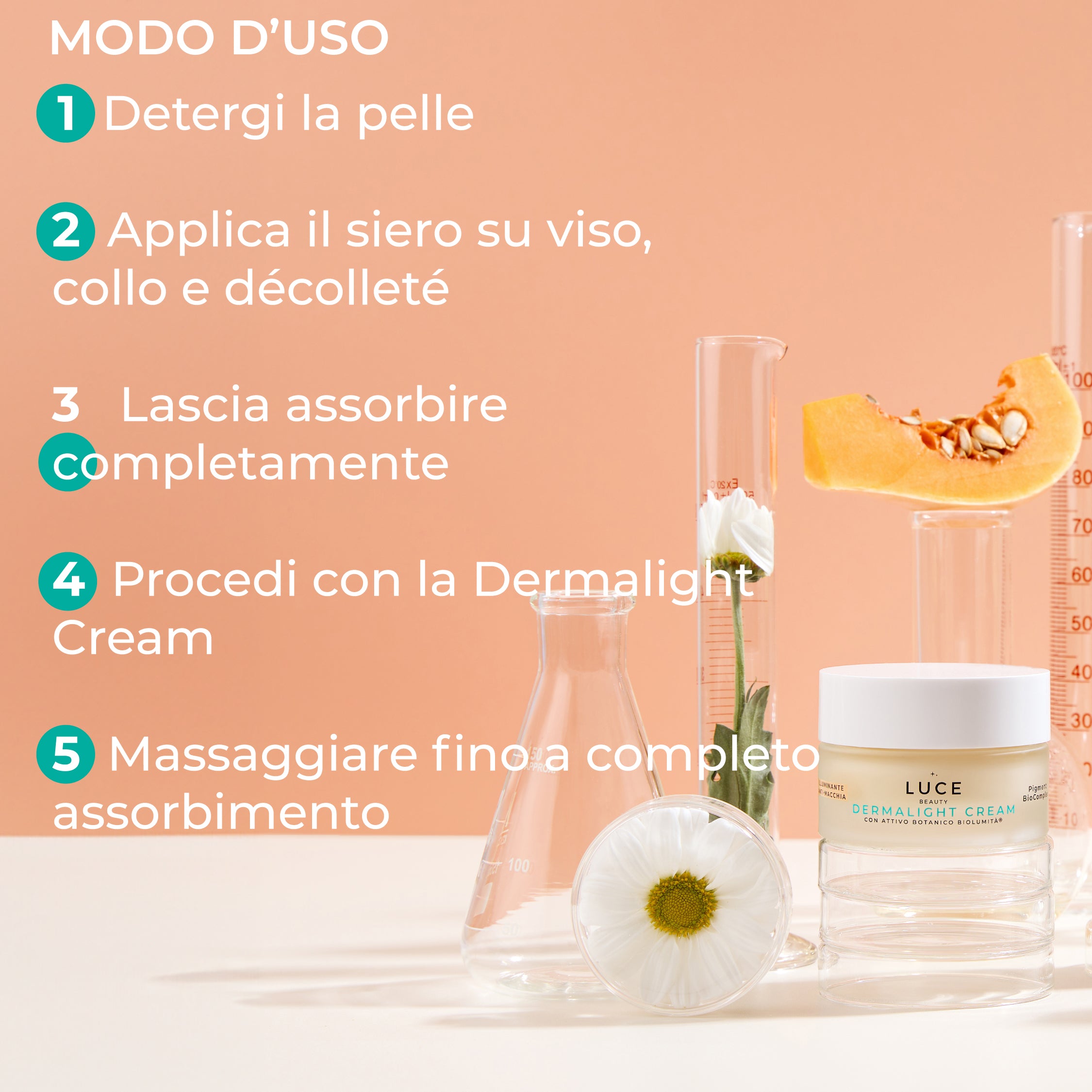 Dermalight_cream - Crema antimacchia con estratto di zucca, mela e biolumità_modo_d&