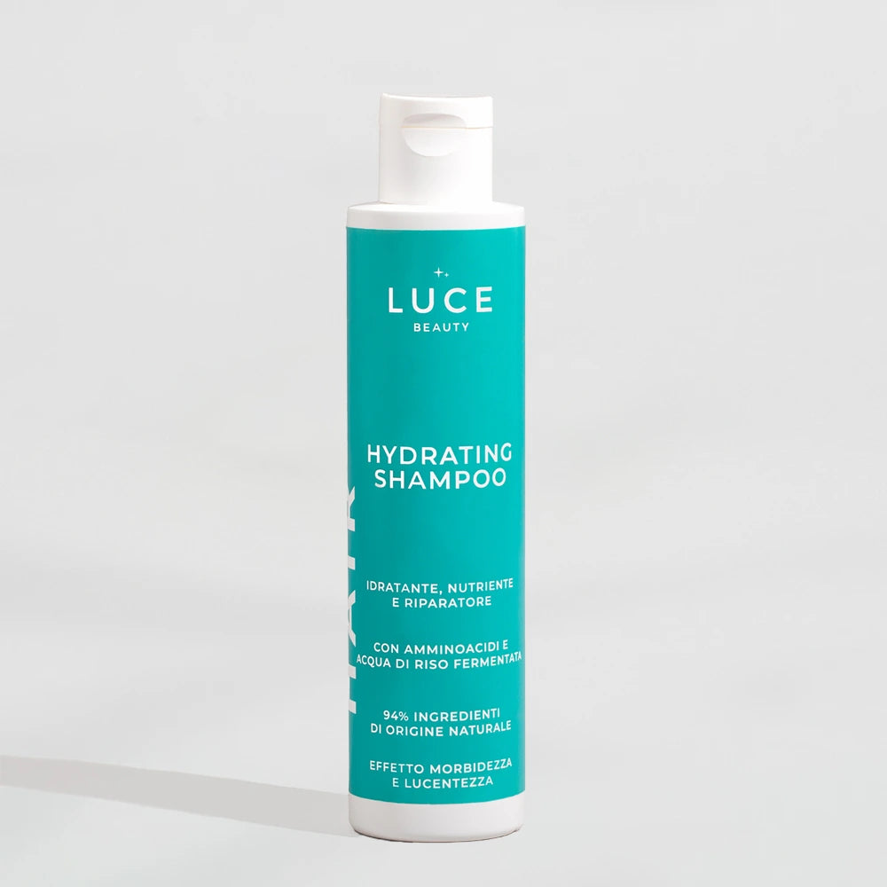 Shampoo idratante, nutriente  e riparatore con amminoacidi e acqua di riso fermentata - Hydrating Shampoo