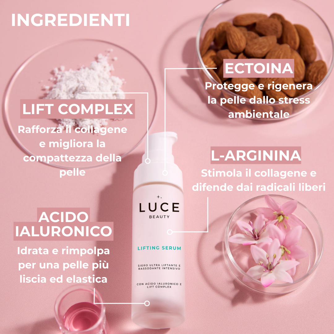 Lifting_Serum-Siero_viso-liftante_idratante_ectoina_lift_complex_acido_ialuronico_arginina_ingredienti_LuceBeautyByAlessiaMarcuzzi