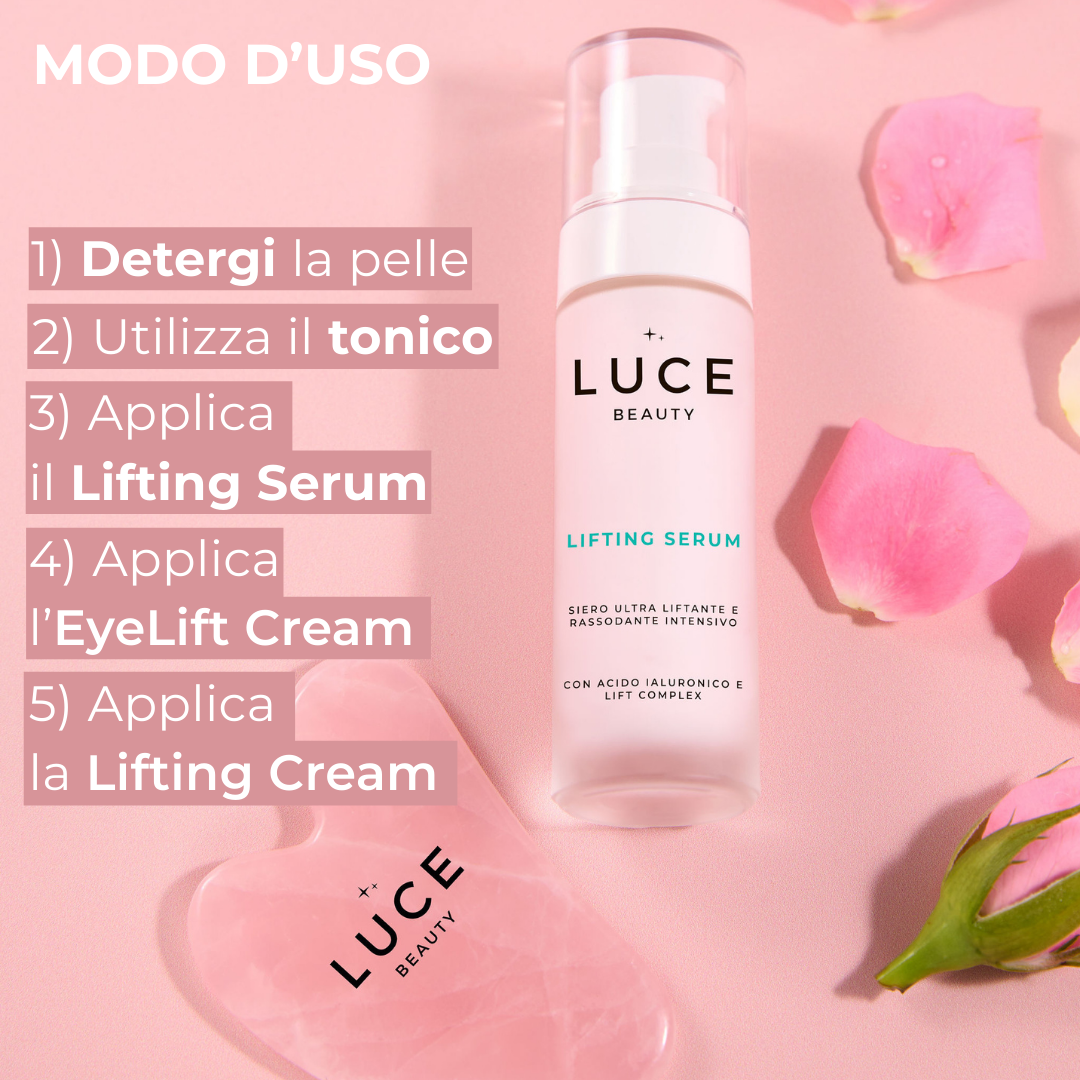 HydraLiftRoutine_Routine Liftante_comeutilizzare_siero Luce Beauty By Alessia Marcuzzi