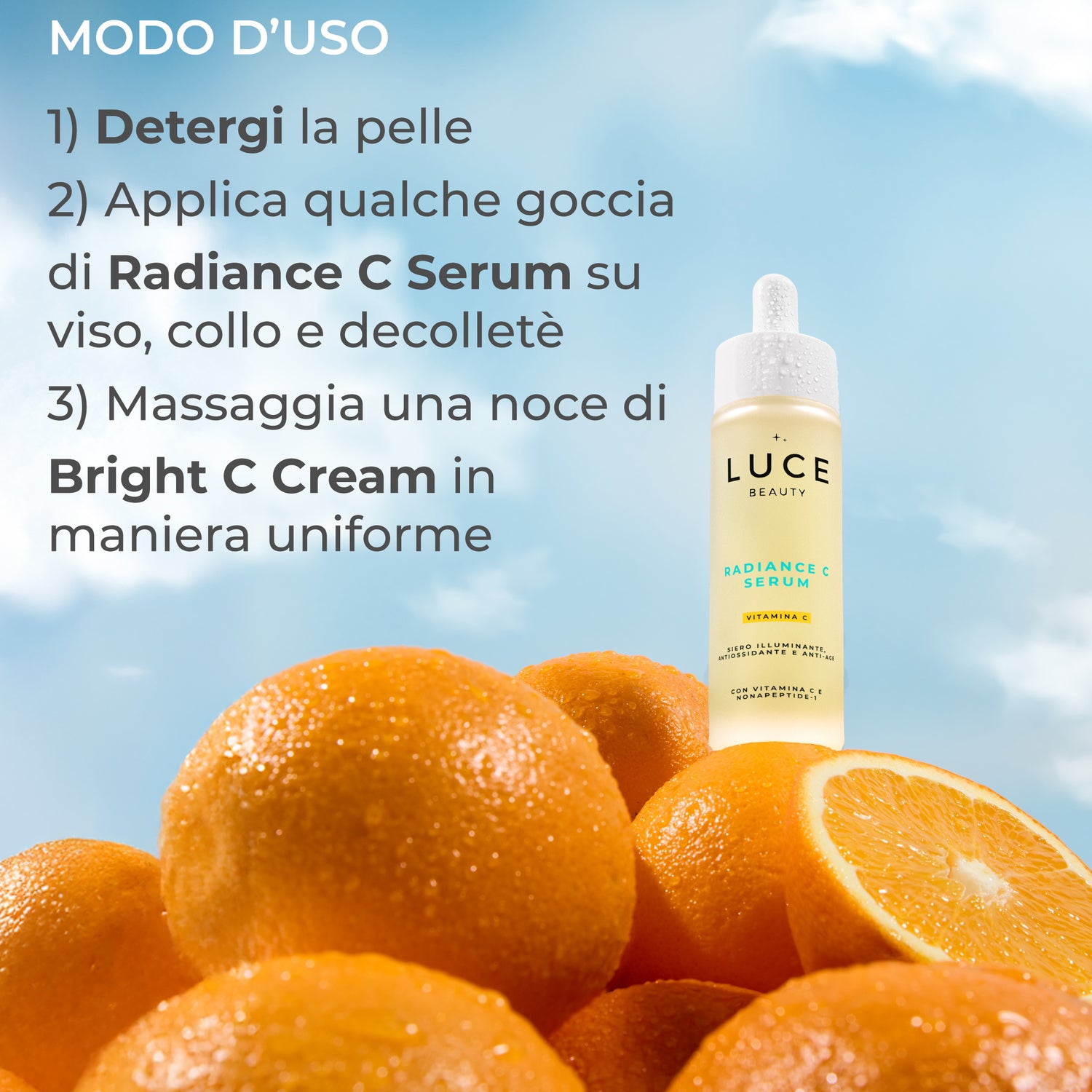 Siero con Vit.C e Nonapeptide - Radiance C Serum - Luce Beauty Siero con Vit.C e Nonapeptide - Radiance C Serum - Luce Beauty