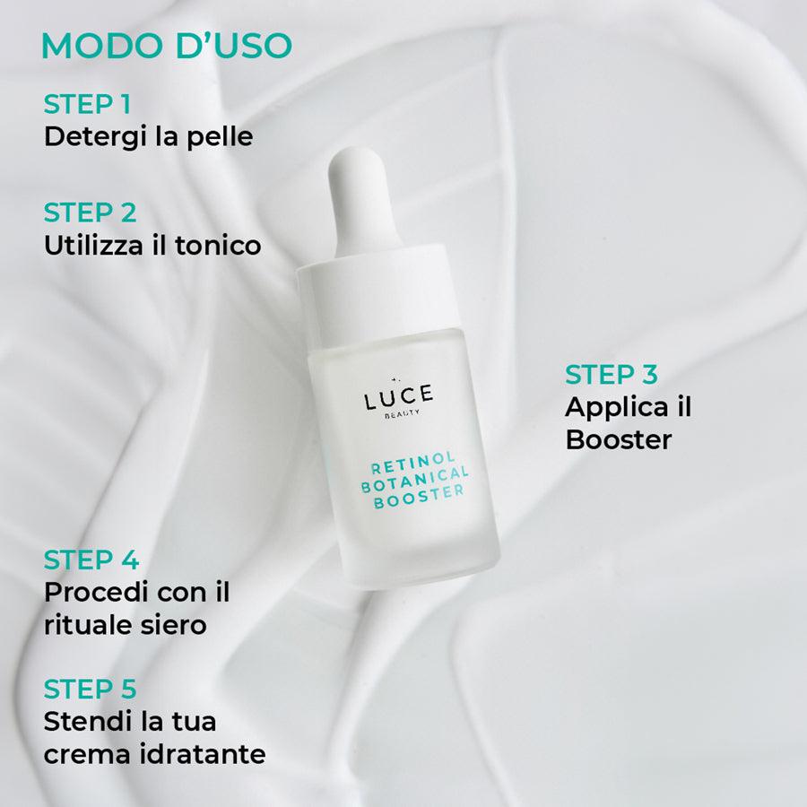 Siero concentrato con Estratto di stevia - Retinolo vegetale, Retinol Botanical Booster - Modo d&