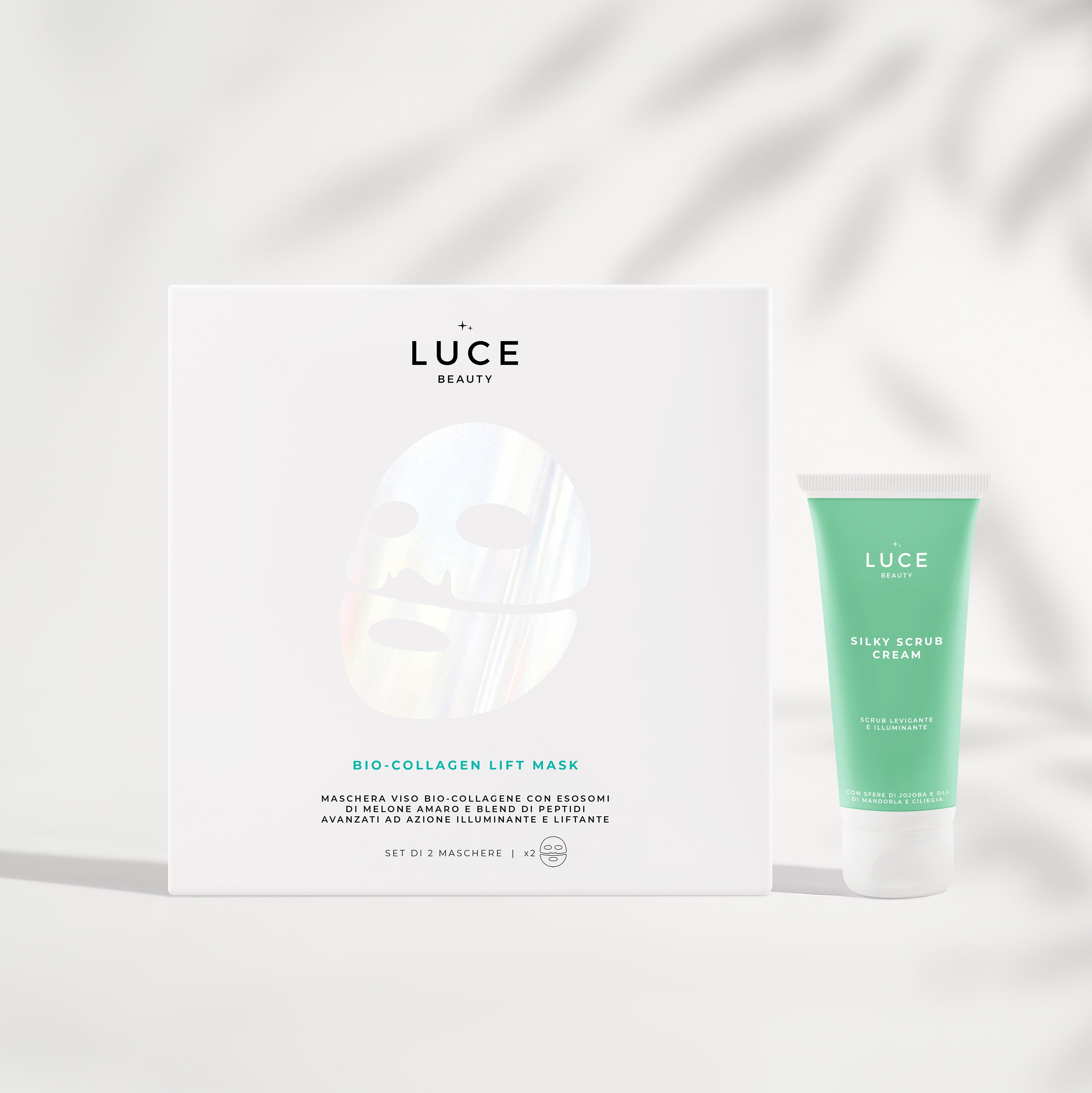 Silky_Scrub_Cream_Bio_Collagen_Lift_mask_Scrub-viso_maschera_monouso_biocollagene_LuceBeautyByAlessiaMarcuzzi