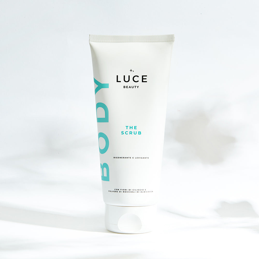 Scrub Corpo rigenerante e levigante con fiori di ciliegio - The Scrub - Luce Beauty by Alessia Marcuzzi