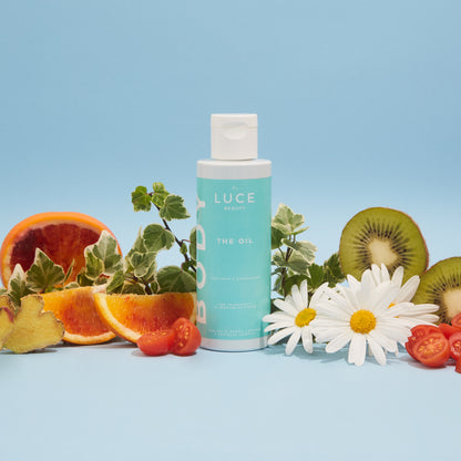 Olio corpo idratante e rassodante - The Oil - Ingredienti - Luce Beauty By Alessia Marcuzzi 