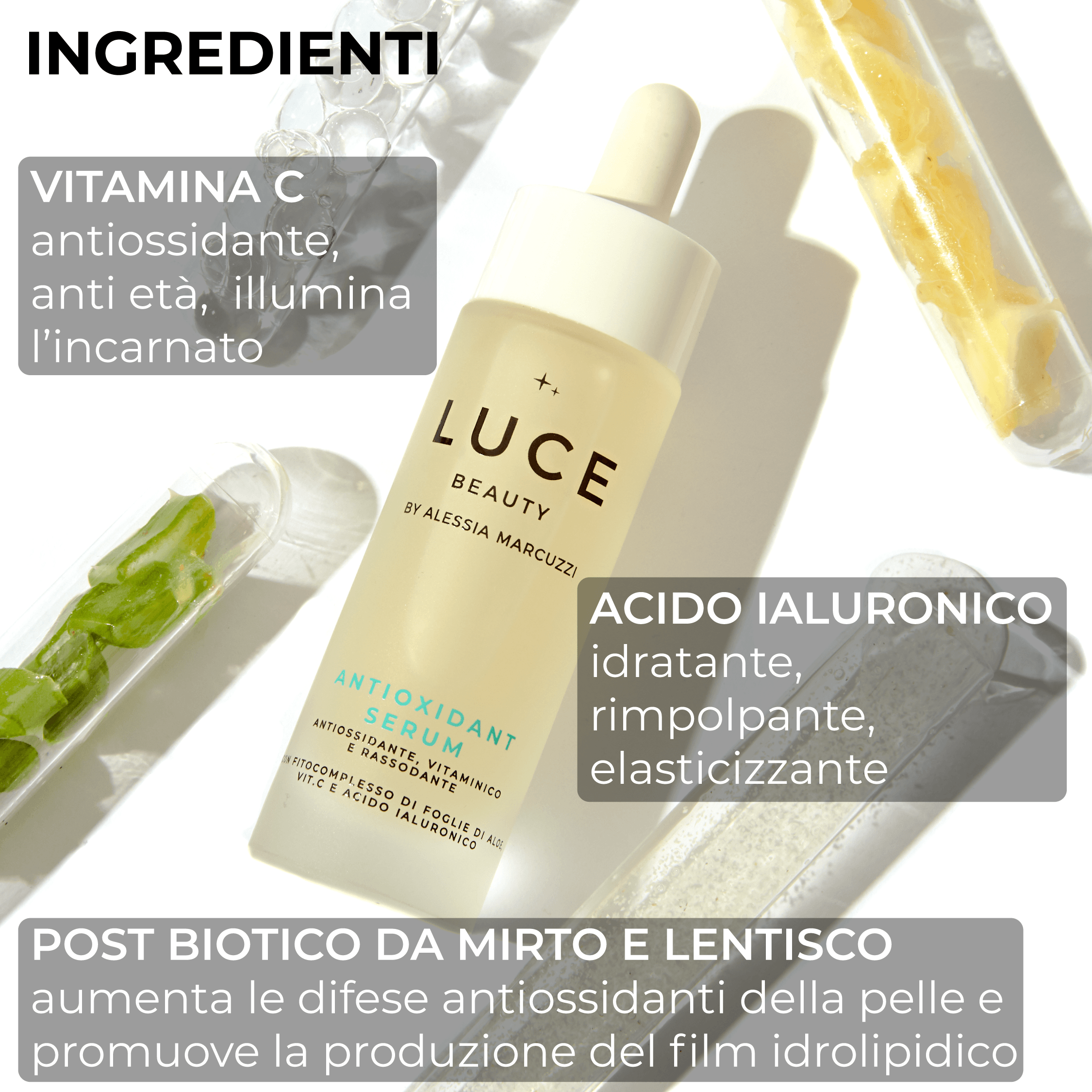 Antioxidant_Serum-Descrizione_ingredienti - Luce Beauty By Alessia Marcuzzi 