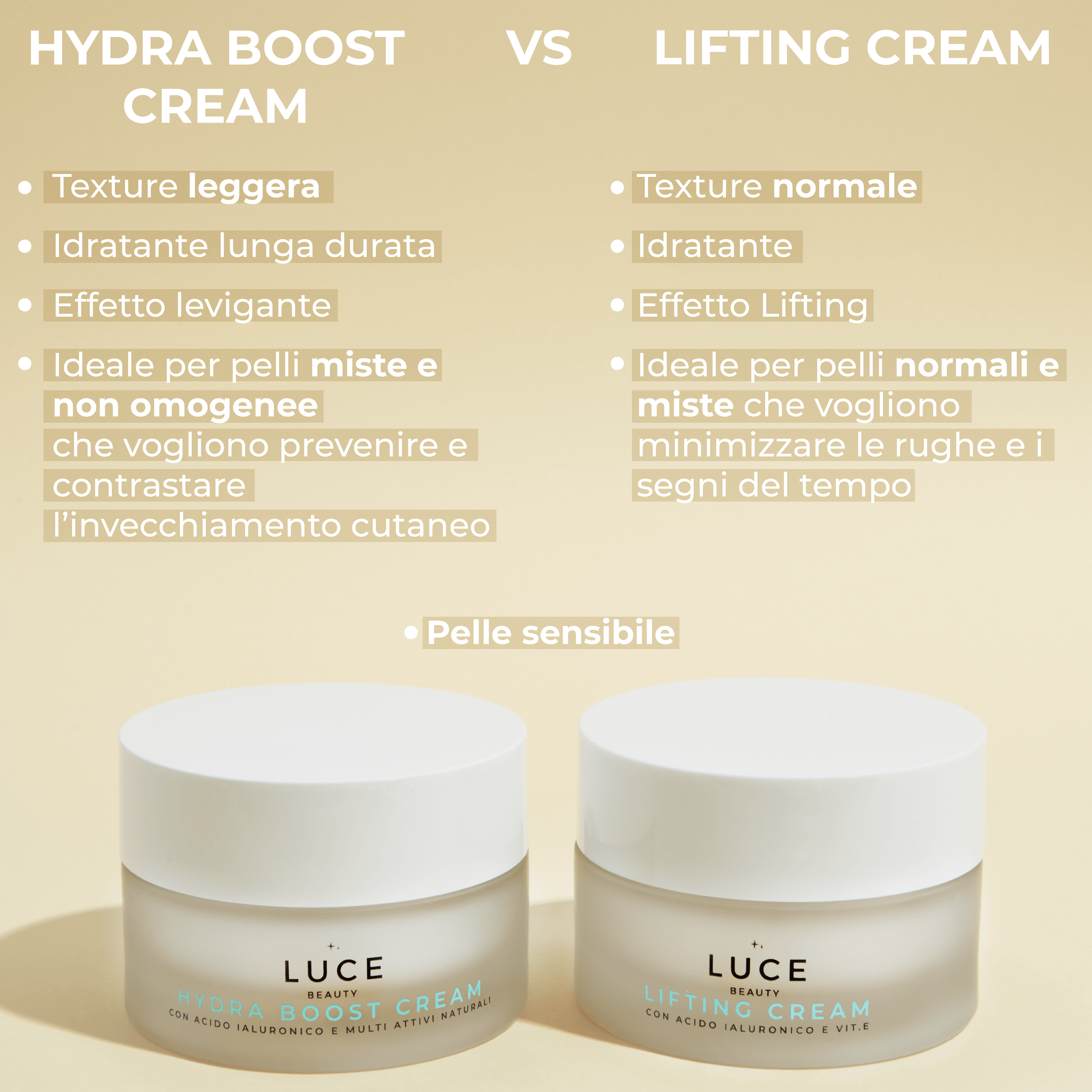 Lifting Cream_Hydraboost Cream Comparazione_LuceBeauty by Alessia Marcuzzi