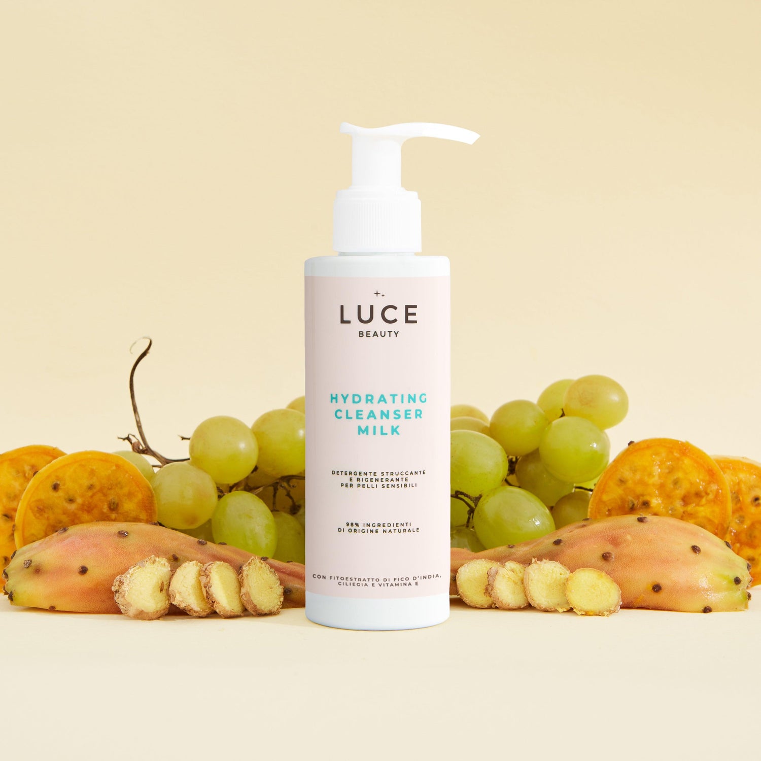 Latte detergente Hydrating Cleanser Milk - Ingredienti - Luce Beauty By Alessia Marcuzzi