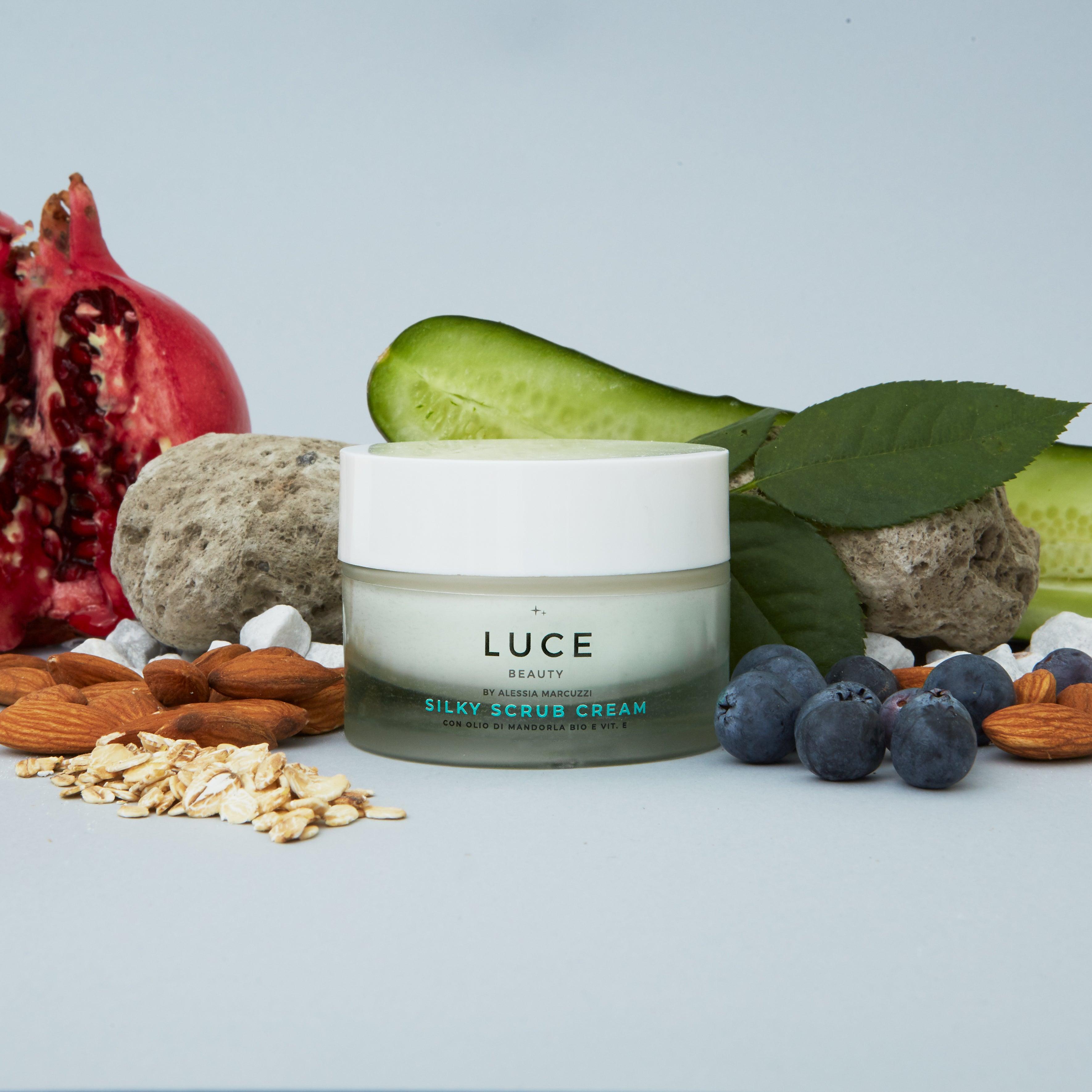 Silky Scrub Cream- Ingredienti - Luce Beauty by Alessia Marcuzzi
