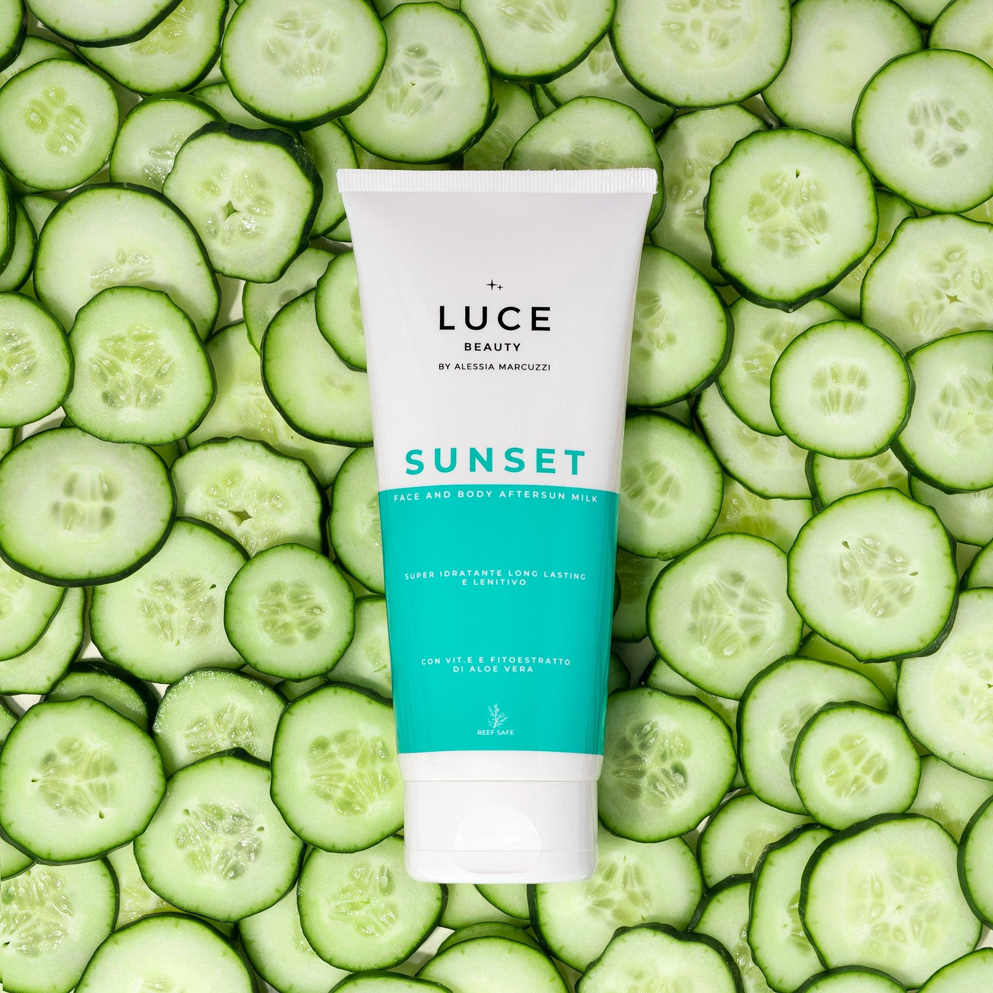 Sunset - Latte doposole- ingredienti - Luce Beauty by Alessia Marcuzzi