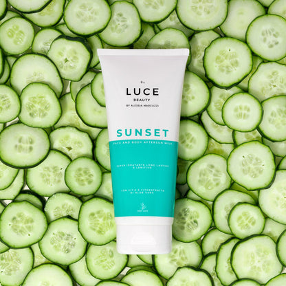 Sunset - Latte doposole- ingredienti - Luce Beauty by Alessia Marcuzzi